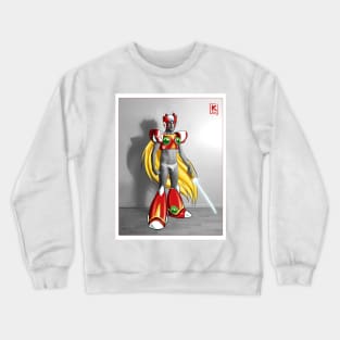 Otaku(x) X Pik - Zero- Megaman -  by K Sensei Crewneck Sweatshirt